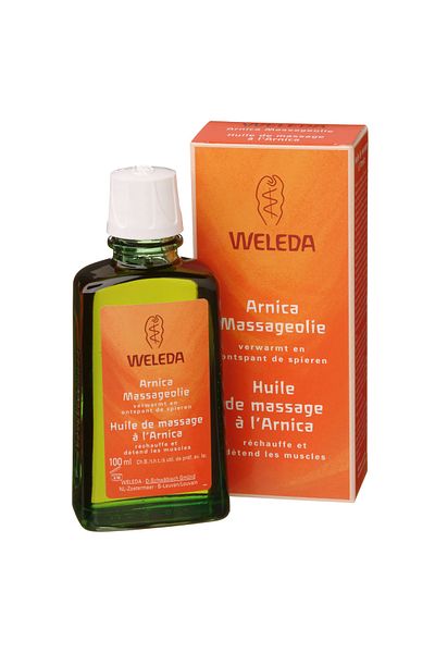 Weleda Ulei de masaj, Weleda, Arnică, stimulează circulația sângelui și relaxează mușchii, 100ml