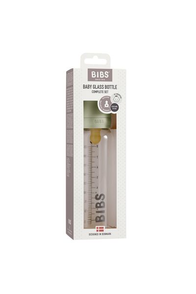 Bibs BIBS Sage anti-colic glass bottle, 225 ml