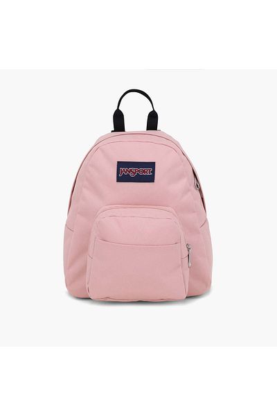 Jansport Logo Applique Backpack with Adjustable Strap and Zip Closure - 60x40x46 cm