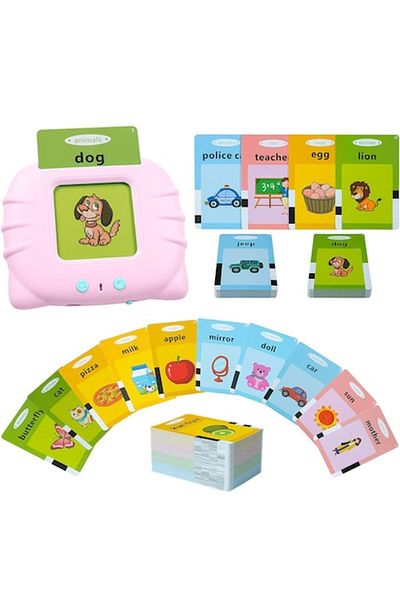 OEM Card Reader Learning Machine Toy, Educational STEM Toy for Kids, 112 Flash Cards, 224 Words, 2 Years