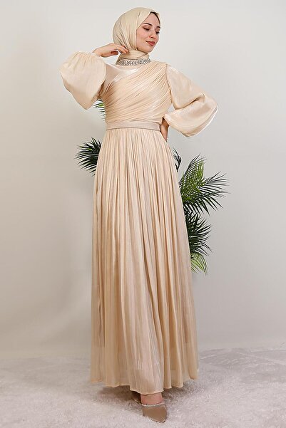 giz astore Zeliş Taşlı Abiye Gold