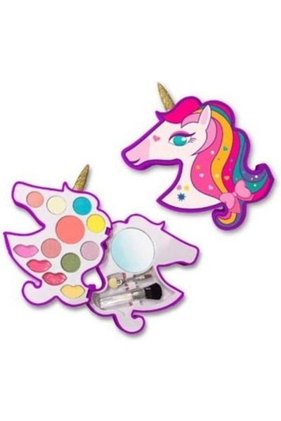 Unicorn Cloud Trusă machiaj fetițe, Unicorn Love, multicoloră, 7.15 gr