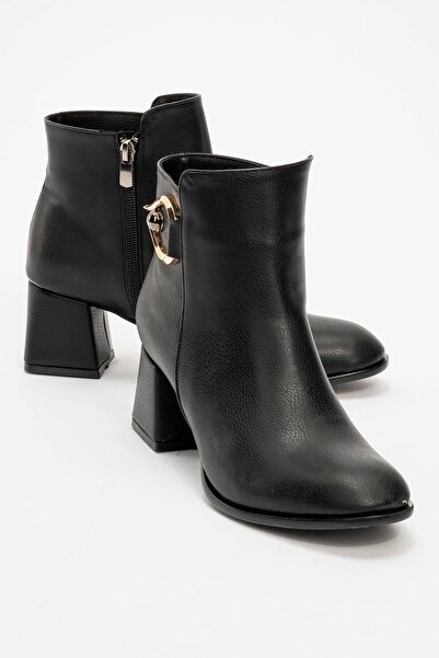 CCWAY AYAKKABI Αντιολισθητικές Γυναικείες Μπότες ΜΑΥΡΟ ΔΕΡΜΑ