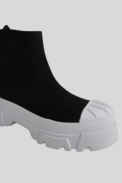VOICES MINIMALIST TANK BOOTS - VOICES - 41-42, WHITE/BLACK