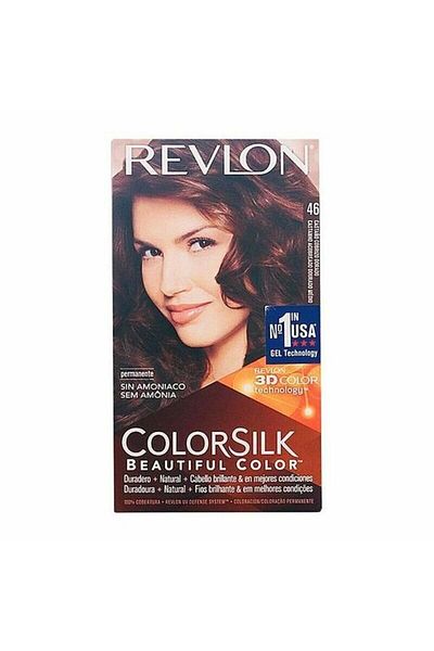 Pikmi Pops Revlon Colorsilk Ammonia-Free Hair Dye, Golden Copper Chestnut