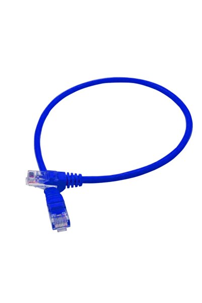 dalimag Cablu CAT, Slim UTP, 6A 4PR/28AWG Pure Cooper, Patchcord, 4 inch, 10 cm, Albastru, Dalimag