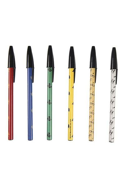 Boston Harry Potter pen set, 6 pieces, multicolor