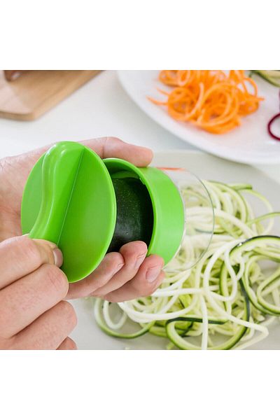 InnovaGoods InnovaGoods manual spiral slicer, Ø8 x 9 cm, ABS and stainless steel