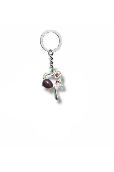 Herşey Nota Red Drip Heart Unisex Keychain – Drops of Love Everywhere