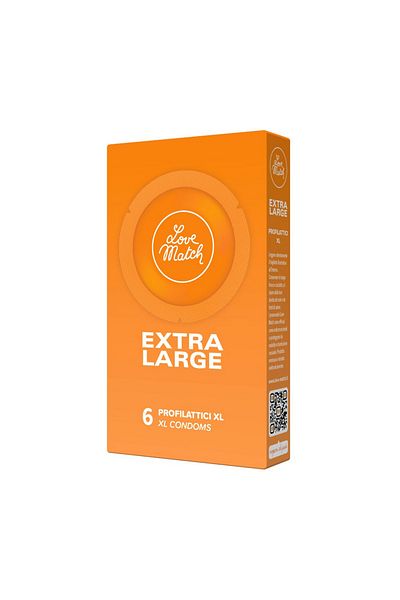 Lovewatch Extra Large Condoms, 6 pieces, Nominal 57 mm