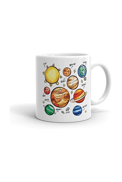 Hamiki Solar System Ceramic Imported Porcelain Ceramic Mug Cup