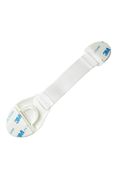 OEM Cabinet Safety Lock, Plastic/Textile, 21.5 cm, White