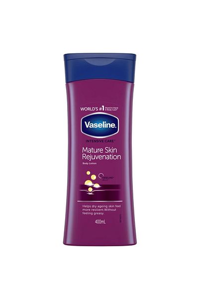 Vaseline Body Lotion, Vaseline, Mature Skin Rejuvenation, Moisturizing and Anti-Aging Effect, 400ml