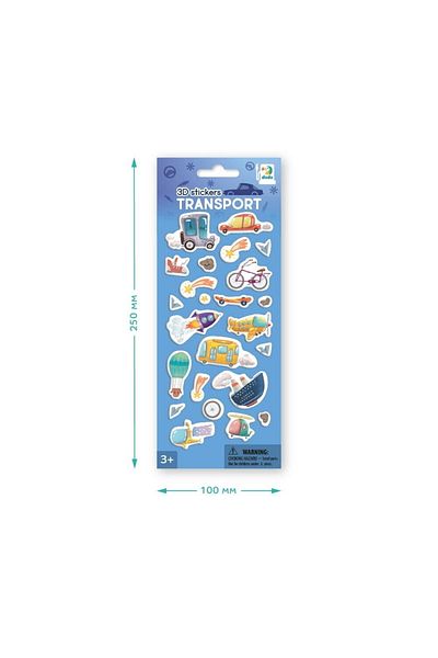 Dodo Dodo 3D sticker set, Means of transport, multicolor