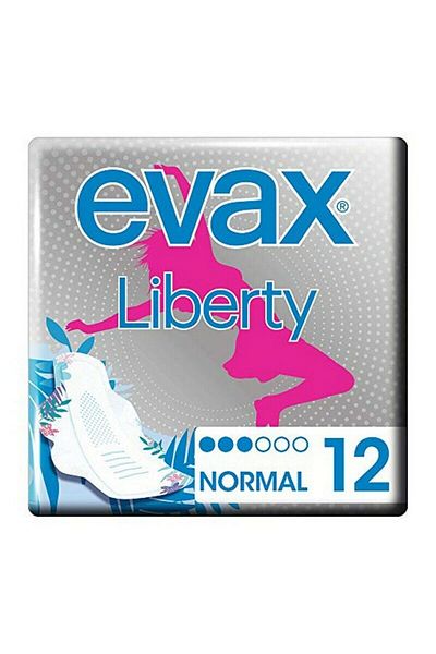 Camel Active Absorbante igienice cu aripioare, Evax Liberty, Normal, 12 bucăți