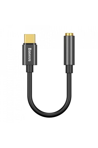 Baseus Type-C to 3.5mm Jack audio adapter cable, Baseus L54 (CATL54-01) - Black