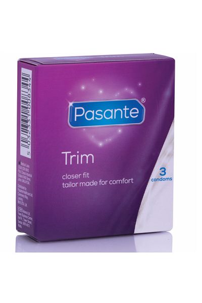 PASANTE Pasante Trim Classic Condoms, 49mm, 3 pieces
