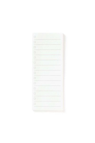 Muji Stick-On-Edges Checklist Sticky Note , 30 Sheets , W 6 x L 15.5 cm