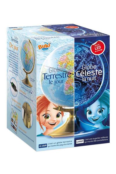 Buki France Day-night globe, 21 cm, photosensitive function