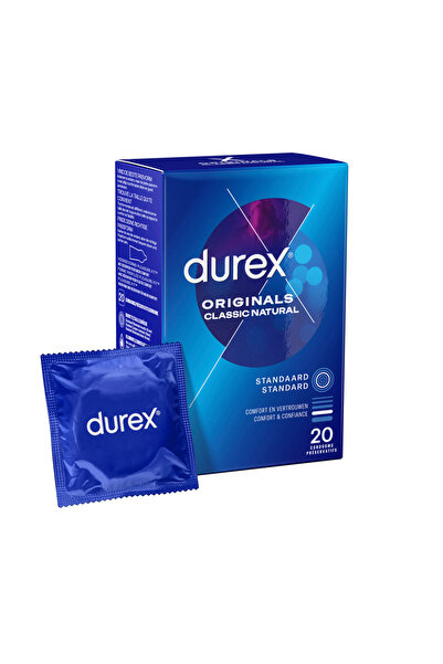 Durex Προφυλακτικά, Durex, Κλασικά Φυσικά, 20 τεμάχια
