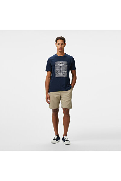 Nautica Erkek Bej Regular Fit Şort