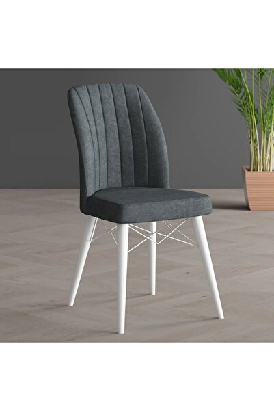 Casafun Set of 4 Cafe Fun chairs, HORECA production, for cafe, restaurant and terraces, WHITE METAL legs