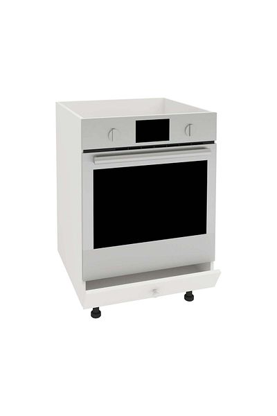 haaus.ro Corp Cuptor haaus Yukon, Alb, 60 x 58 x 87 cm