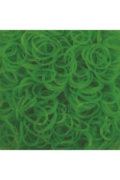 Rainbow Loom Elastice, Rainbow Loom, Neon Verde, 600 bucăți