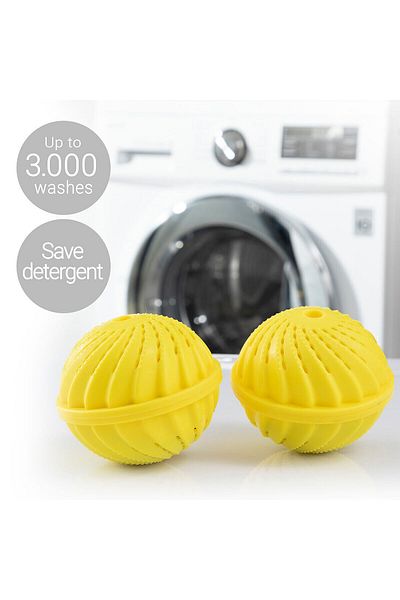 InnovaGoods Delieco Laundry Balls without Detergent, Set of 2 units