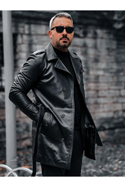 ErhanKorkmazShoes HAKİKİ KUZU DERİ TRENÇKOT