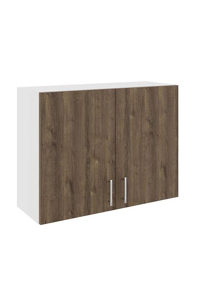 haaus.ro Corp Superior haaus Karo, 2 Usi, Stejar Bronz/Alb, 80 x 30 x 60 cm