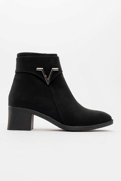 CCWAY AYAKKABI Cizme de damă cu toc cu cataramă BLACK EMERALD