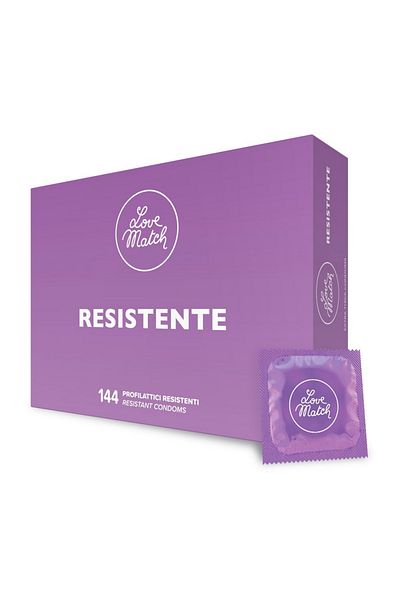 Lovewatch Love Match Resistant Condoms, 144 pieces