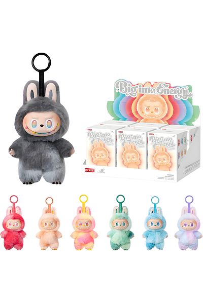 Teno Plush Toy Labubu Teno® Keychain, Pop Mart, Big Into Energy collection, 15-17 cm, multicolor