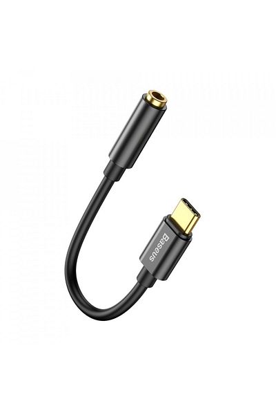 Baseus Type-C to 3.5mm Jack audio adapter cable, Baseus L54 (CATL54-01) - Black