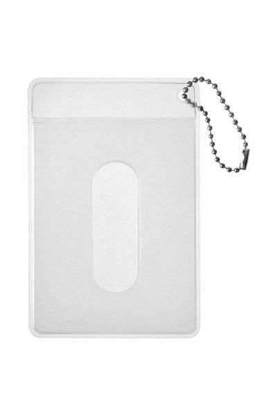 Muji Soft Polypropylene Pass Case Double-sided Type, W 7 x L 10.5 cm, 2 Sheets