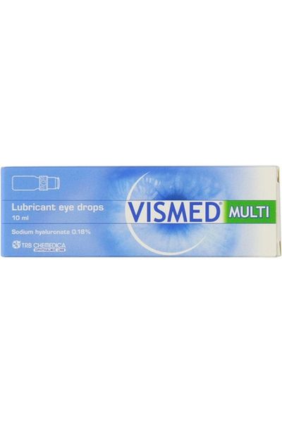 Vismed Eye Drops, Vismed Multi, 0.18% Sodium Hyaluronate, 10ml