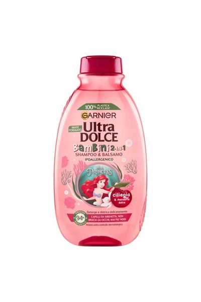 Garnier Șampon copii, Garnier Ultra Dolce, cireșe și migdale, 300 ml