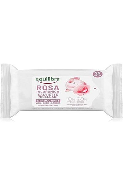 Equilibra Șervețele micelare față, Equilibra, apă de trandafiri fermentată
