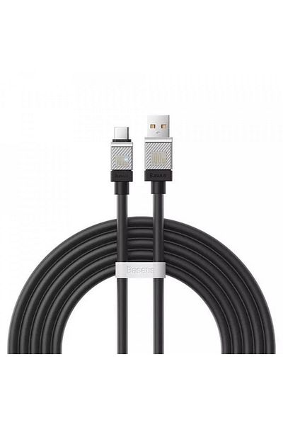 Baseus Data Cable Usb To Type-c Super Fast Charging Pd100w, 2m - (CAKW000701) - Black
