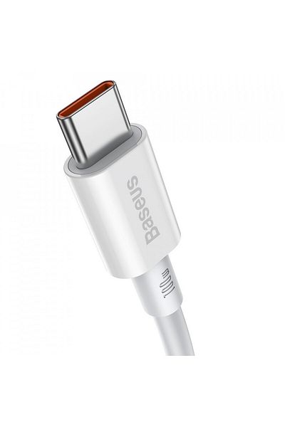 Baseus Type-c To Type-c Data Cable, 100w, 1m, Superior Series (CATYS-B02) - White