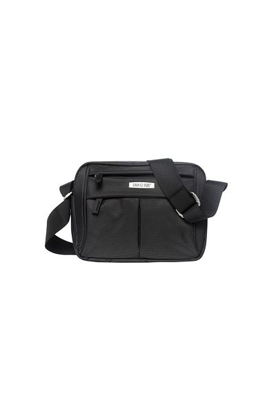 Lamonza Ego shoulder / crossbody bag 22x17x6 cm, 300 gr, dark gray