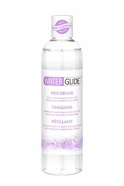 WATERGLIDE Lubrifiant pe bază de apă, Waterglide, 300 ml, efect furnicături