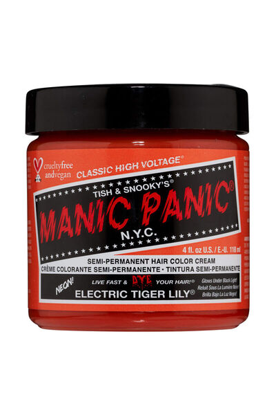 Manic Panic Vopsea de păr semi-permanentă, Manic Panic, Electric Tiger Lily, ...