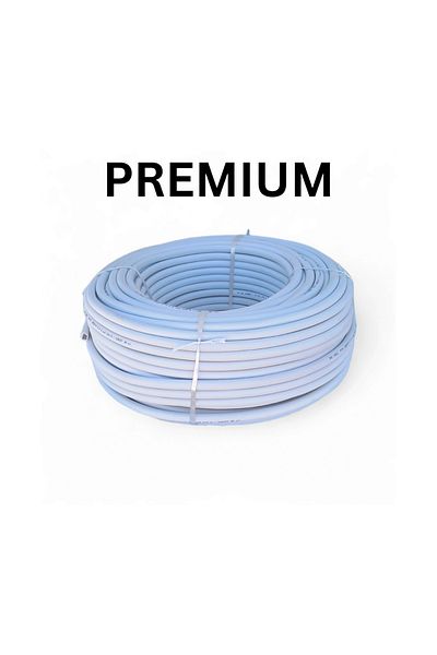 COBI SMART® Premium electrical cable 5x6 mm², 100 m, white, MYYM / H05VV-F, voltage 300/500V - COBI SMART®
