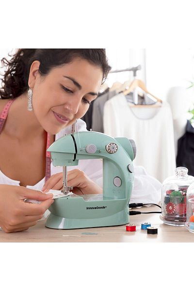 InnovaGoods Mașină de cusut portabilă, InnovaGoods, LED și accesorii