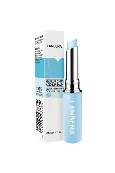 LANBENA Balsam de buze, Lanbena, acid hialuronic, din ceară de albine, efect hidratant intens, 1,8gr