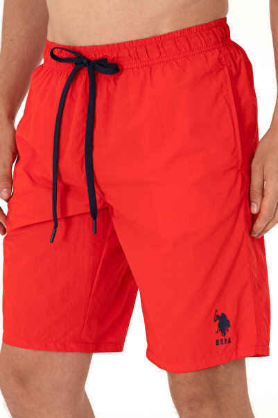 U.S. Polo Assn. Erkek Kırmızı Deniz Şortu 50300031-VR030