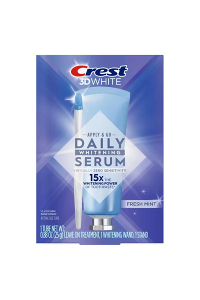 CREST Teeth Whitening Kit, Crest, 3D White, Leave On Treatment, with Applicator, Mint Flavour, 25gr