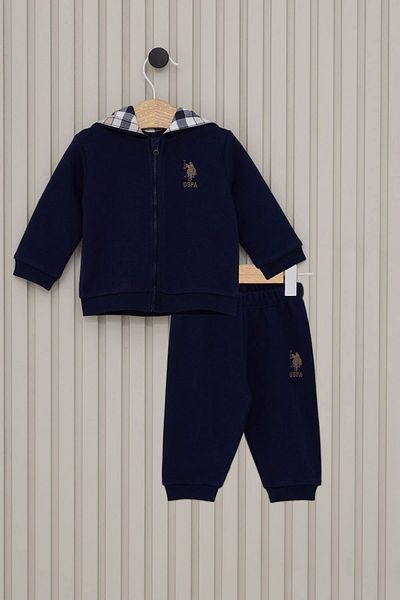U.S. Polo Assn. Us Polo Baby Boy 3 Piece Set - Navy Blue